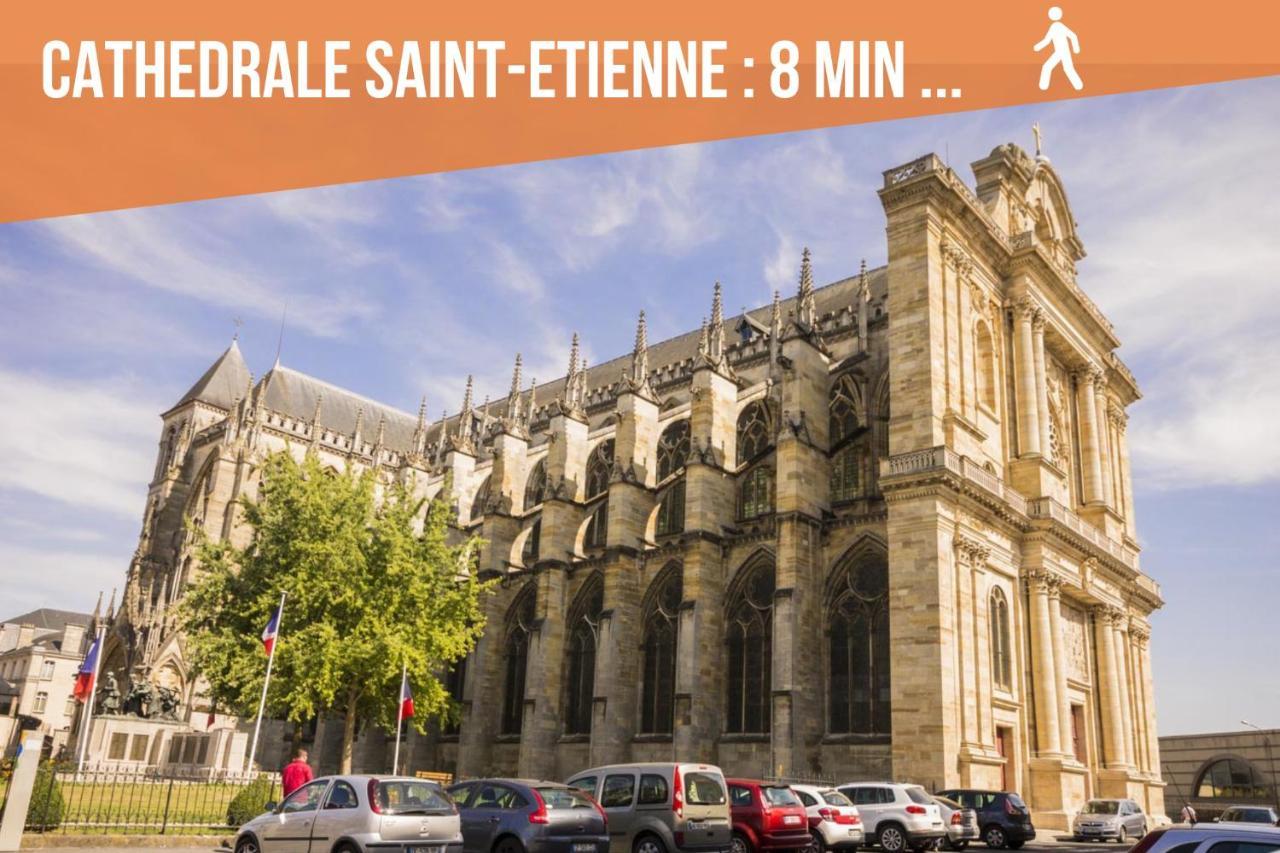 Promenade D'Automne - Netflix & Wifi - Climatisation- Parking Gratuit - Check-In 24H24 - Emplacement Velos - Goodmarning 香槟沙隆 外观 照片